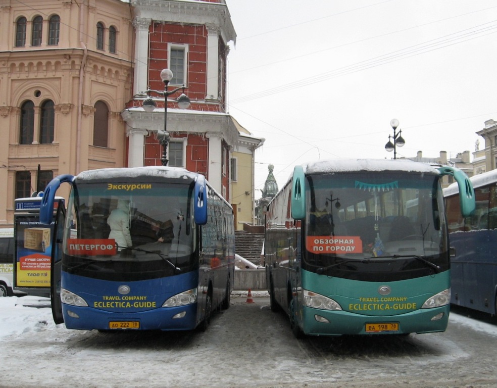 Санкт-Петербург, Yutong ZK6119HA № АО 222 78; Санкт-Петербург, Yutong ZK6119HA № ВА 198 78; Санкт-Петербург — Разные фотографии