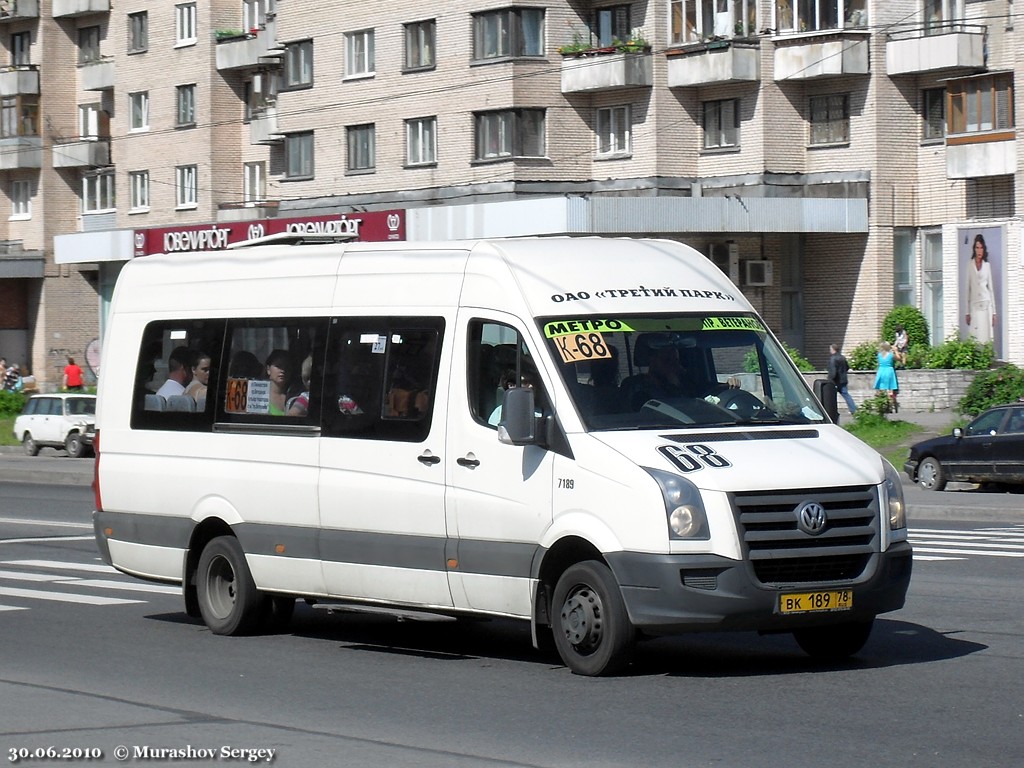 Санкт-Петербург, БТД-2219 (Volkswagen Crafter) № ВК 189 78