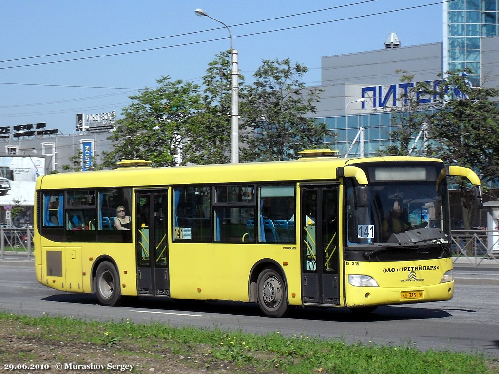 Санкт-Петербург, Golden Dragon XML6112UE № АХ 335 78