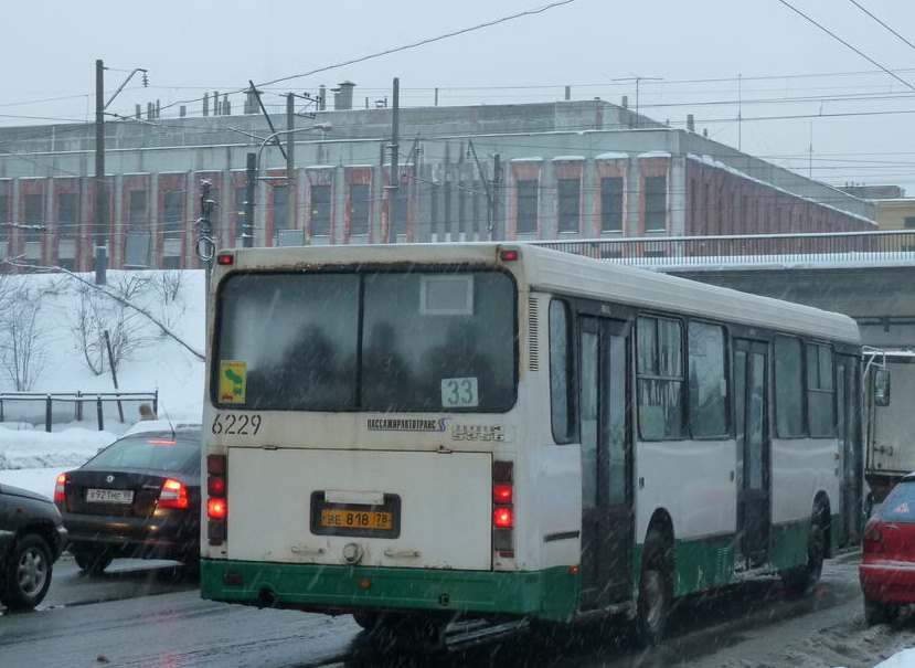 Санкт-Петербург, ЛиАЗ-5256.25 № 6229