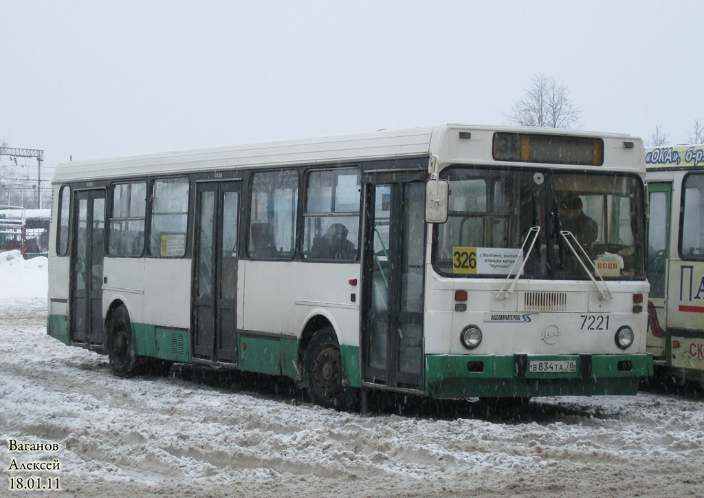 Санкт-Петербург, ЛиАЗ-5256.25 № 7221