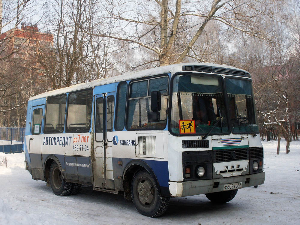 Нижегородская область, ПАЗ-3205-110 № Х 805 УО 52