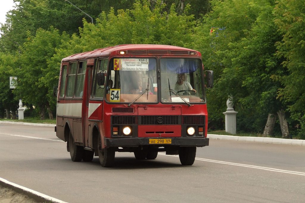 Tver region, PAZ-3205 (00) # АЕ 298 69; Tver region — Route cabs of Tver (2000 — 2009).