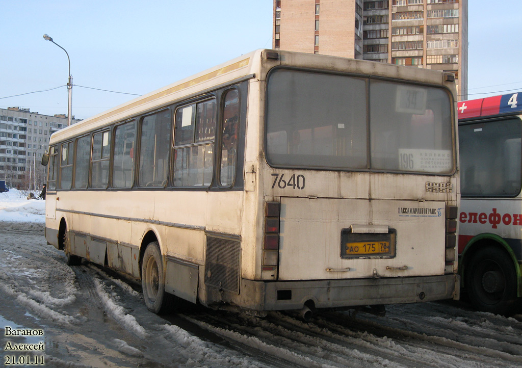 Санкт-Петербург, ЛиАЗ-5256.00 № 7640