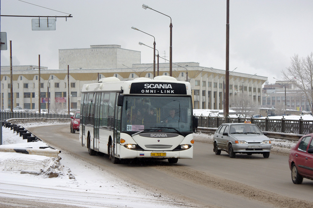 Вологодская область, Scania OmniLink I (Скания-Питер) № АЕ 722 35