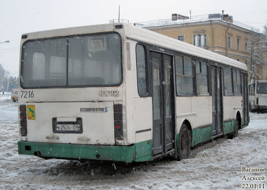 Санкт-Петербург, ЛиАЗ-5256.25 № 7216