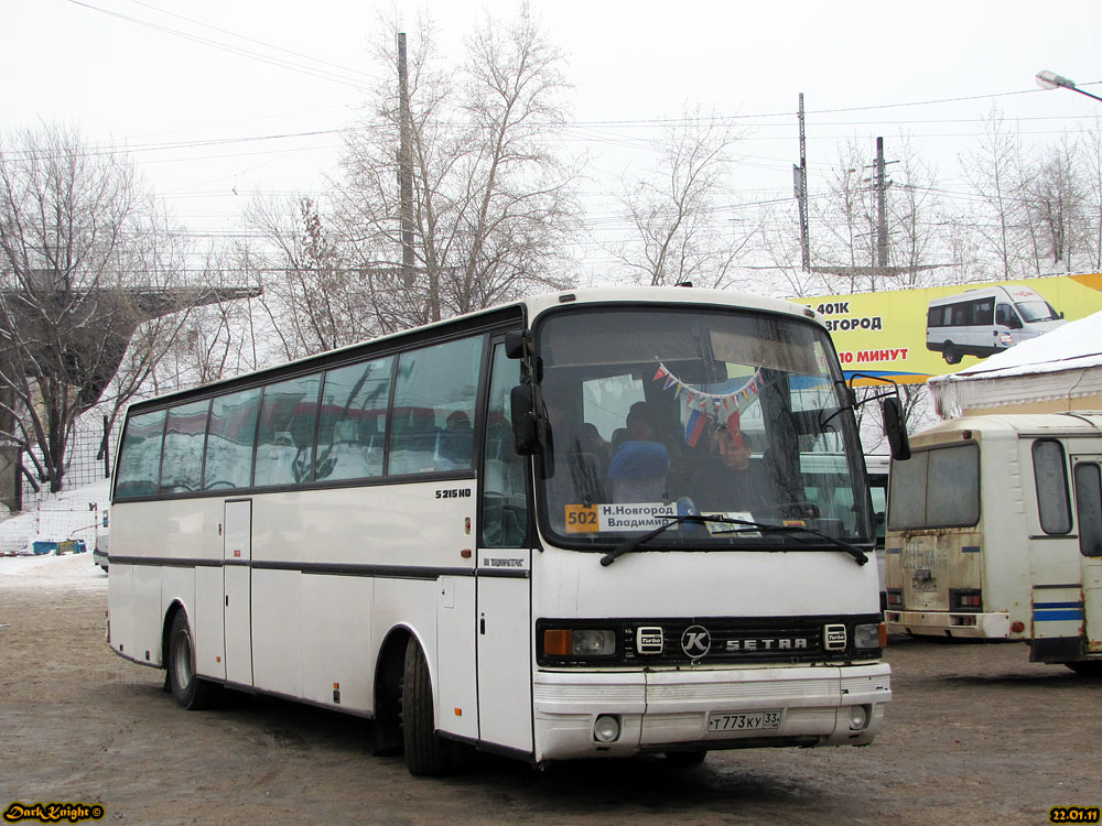 Владимирская область, Setra S215HD № Т 773 КУ 33