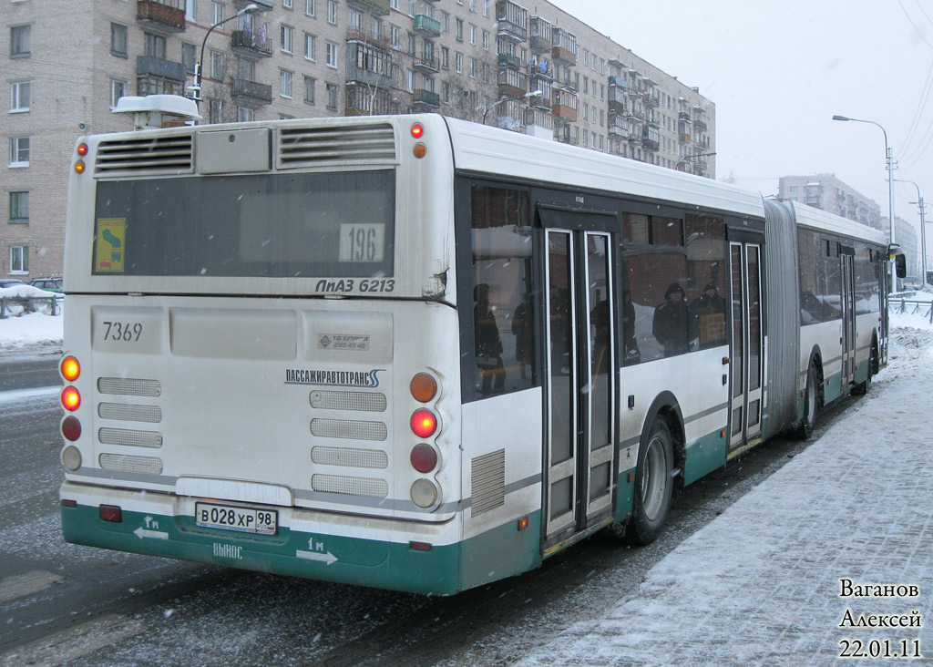 Санкт-Петербург, ЛиАЗ-6213.20 № 7369