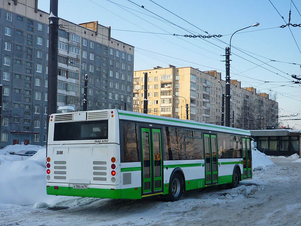 Санкт-Петербург, ЛиАЗ-5292.20 № 5106