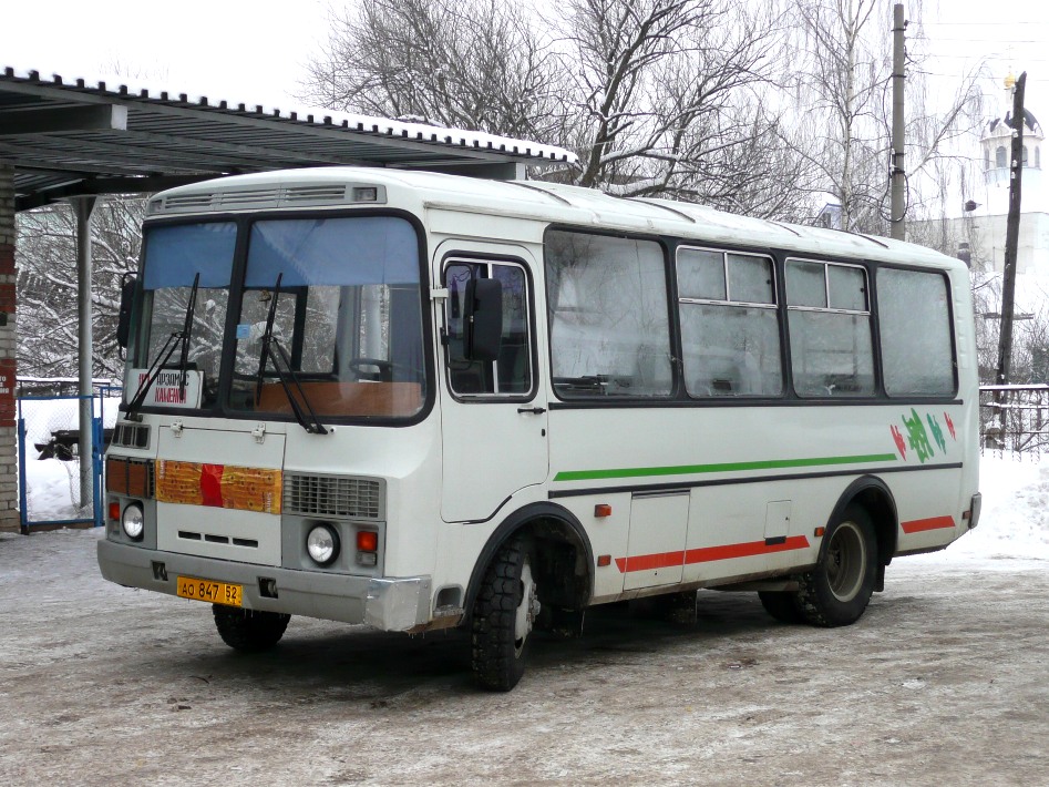 Нижегородская область, ПАЗ-32054 № АО 847 52