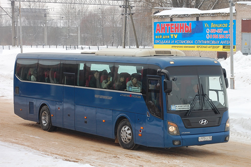 Новгородская область, Hyundai Universe Space Luxury № С 970 СС 53