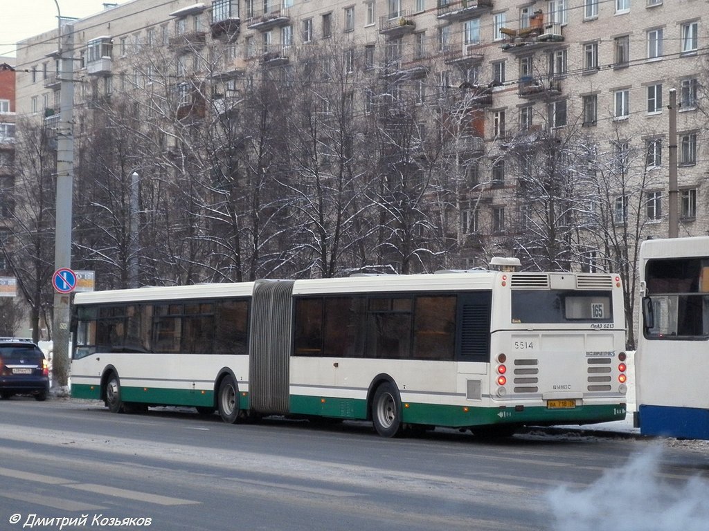 Petrohrad, LiAZ-6213.20 č. 5514