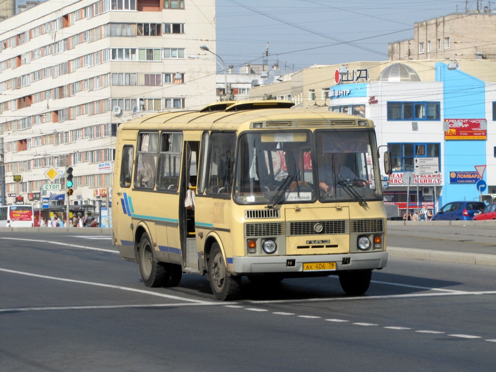 Санкт-Петербург, ПАЗ-32053 № АХ 406 78