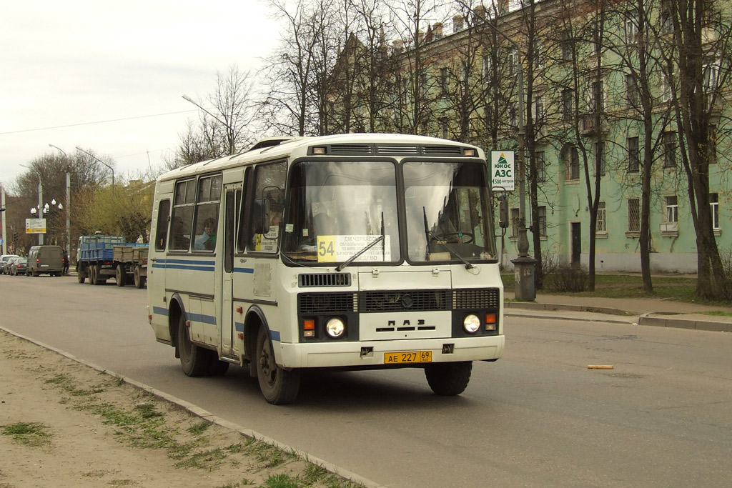 Тверская область, ПАЗ-32053 № АЕ 227 69; Тверская область — Маршрутные такси Твери (2000 — 2009 гг.)