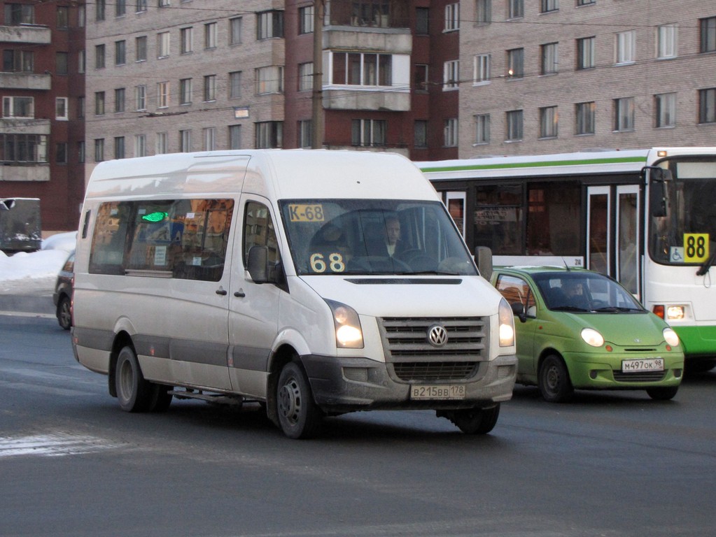 Sankt Peterburgas, BTD-2219 (Volkswagen Crafter) Nr. В 215 ВВ 178