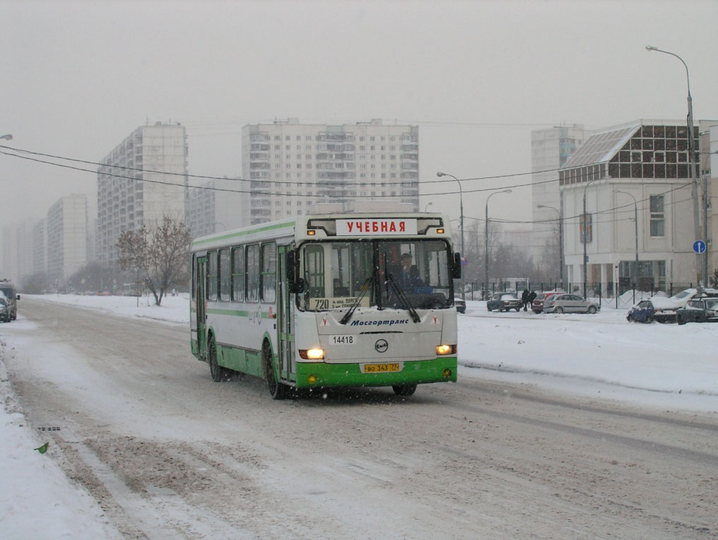 Масква, ЛиАЗ-5256.25-11 № 14418