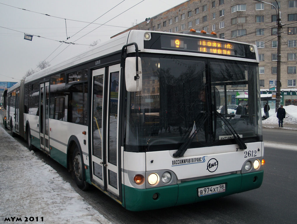 Sankt Petersburg, LiAZ-6213.20 Nr. 2612