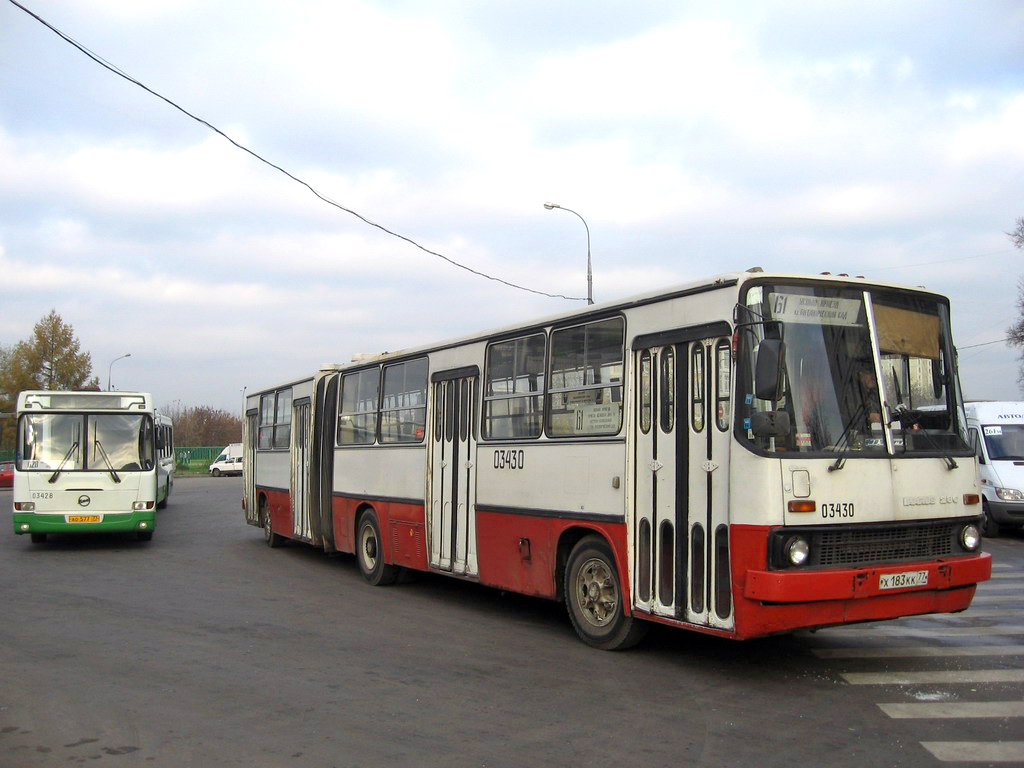 Moscow, Ikarus 280.33 # 03430; Moscow, LiAZ-6212.01 # 03426