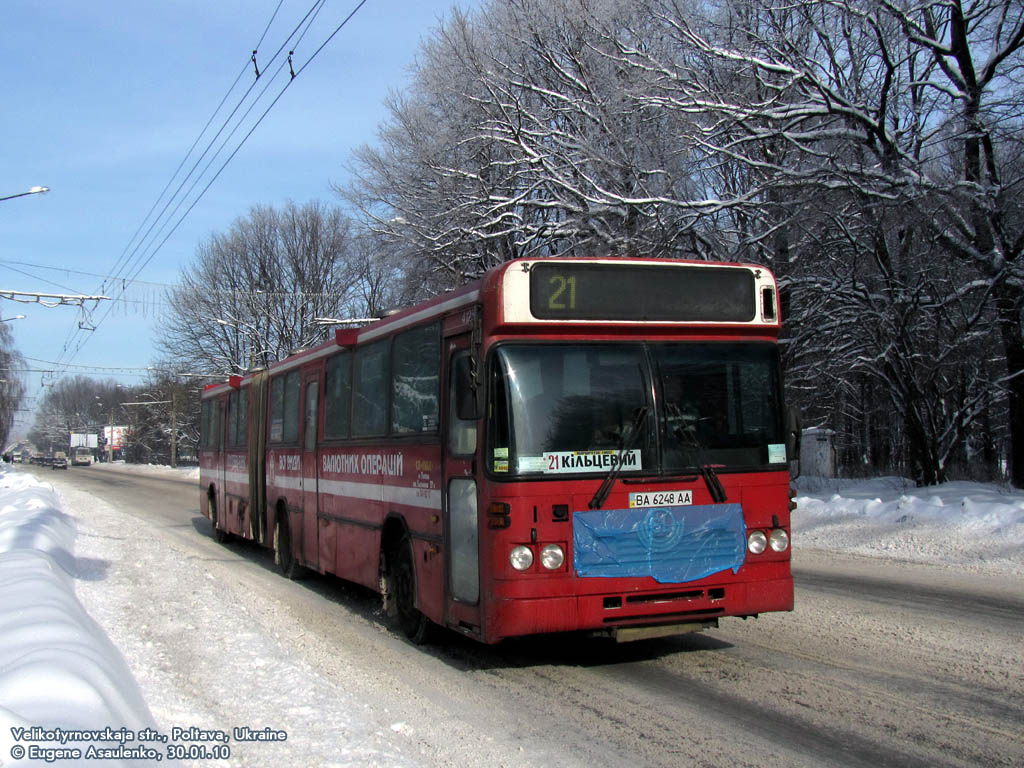 Полтавская область, Säffle № BA 6248 AA