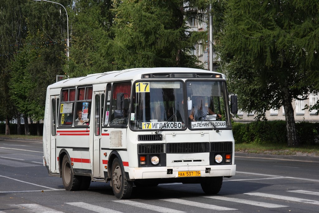 Томская область, ПАЗ-32054 № АА 537 70