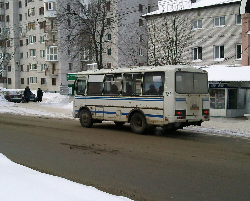 Ярославская область, ПАЗ-32054 № 971