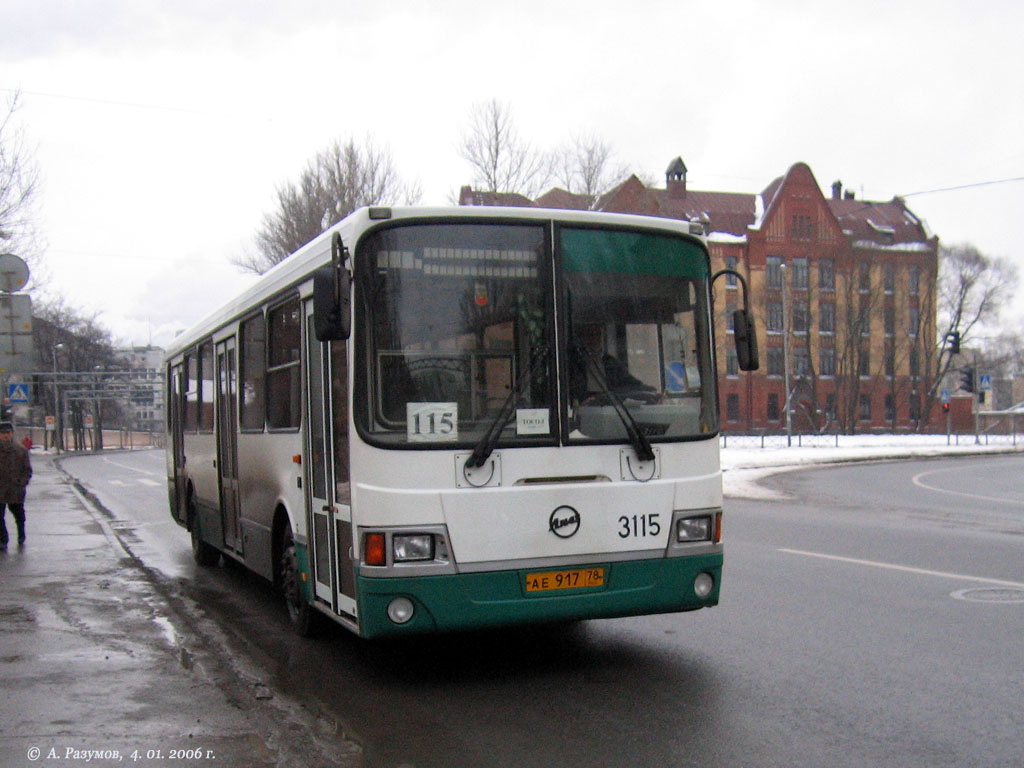 Санкт-Петербург, ЛиАЗ-5256.25 № 3115