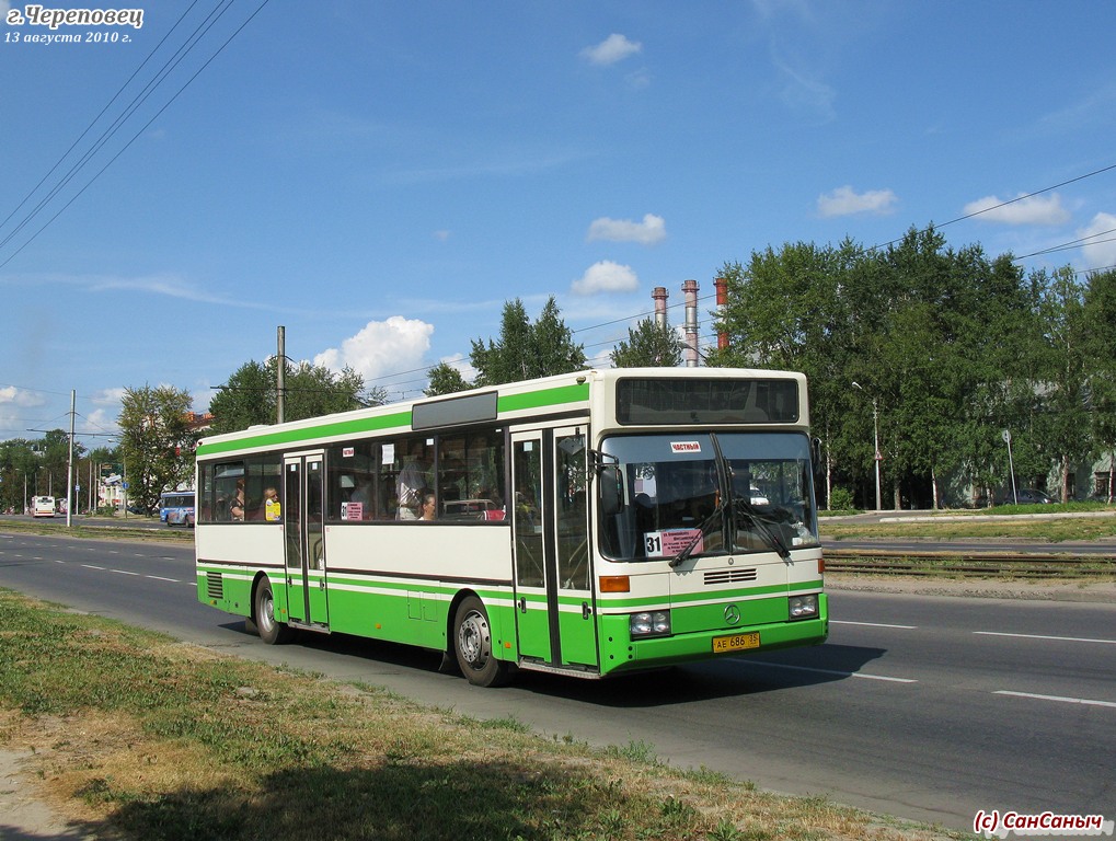 Вологодская область, Mercedes-Benz O405 № АЕ 686 35