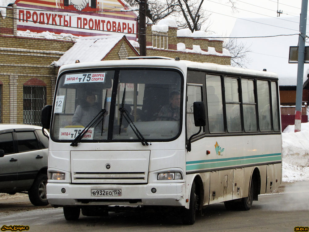 Нижегородская область, ПАЗ-3202 (00) № В 932 ЕО 152