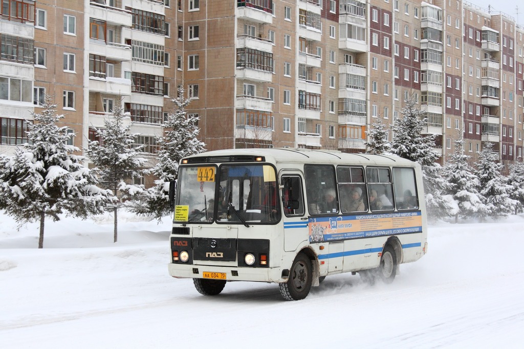 Томская область, ПАЗ-32054 № АА 034 70