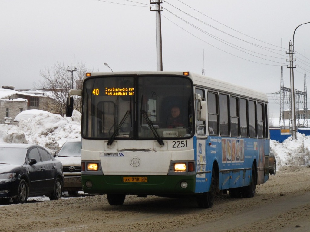 Санкт-Петербург, ЛиАЗ-5256.25 № 2251