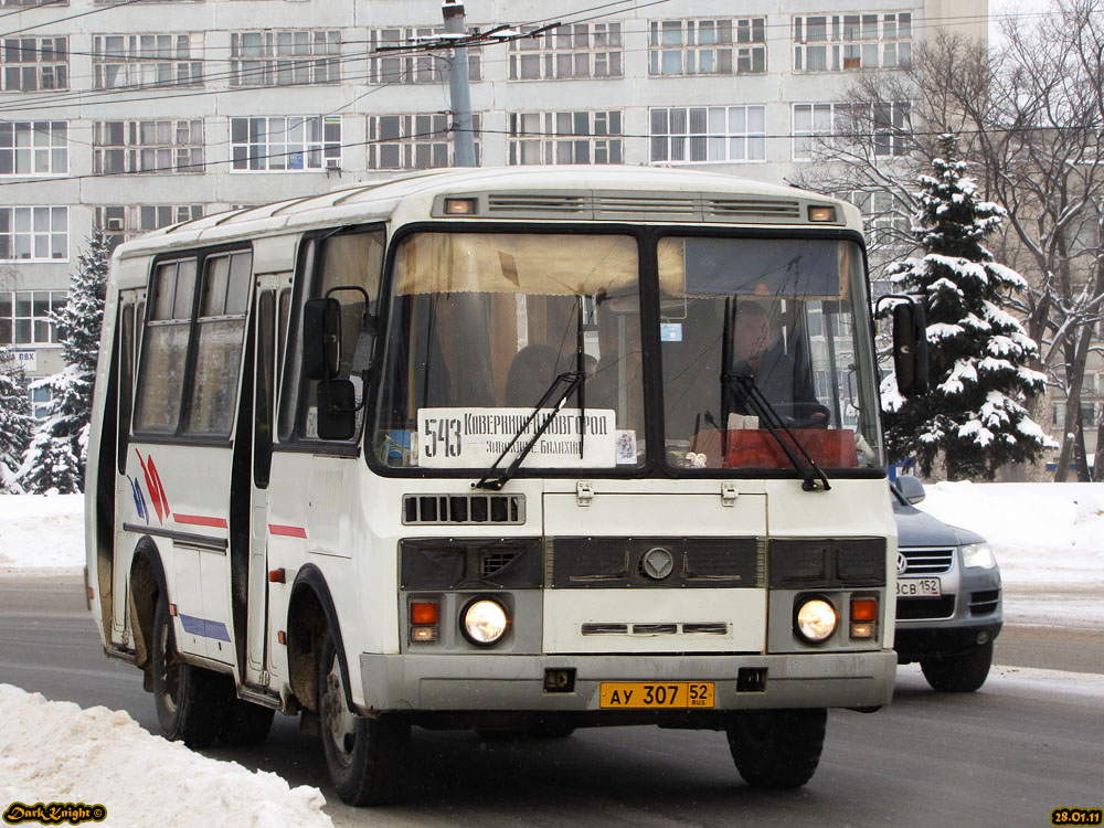 Нижегородская область, ПАЗ-32054 № АУ 307 52