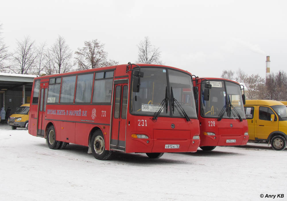 Марий Эл, КАвЗ-4235-31 (2-2) № 231; Марий Эл, КАвЗ-4235-31 (2-2) № 228