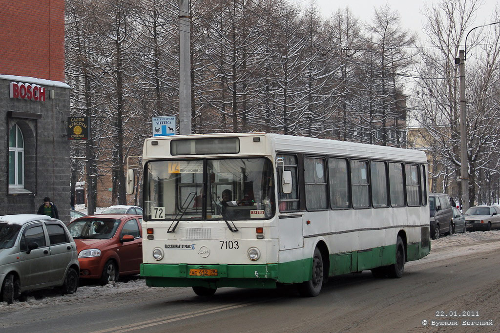 Санкт-Петербург, ЛиАЗ-5256.00 № 7103