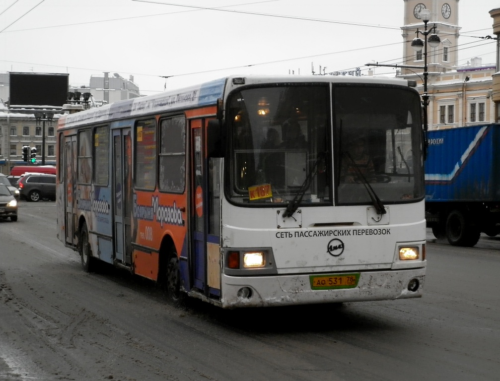 Санкт-Петербург, ЛиАЗ-5256.25 № АО 531 78