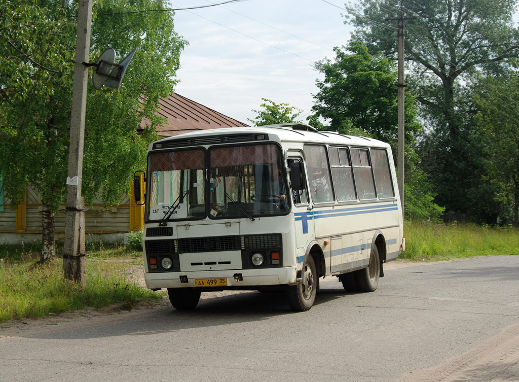 Вологодская область, ПАЗ-3205-110 № АА 499 35