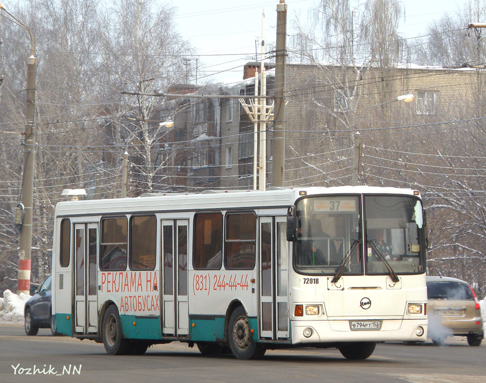 Nizhegorodskaya region, LiAZ-5256.26 № 72018