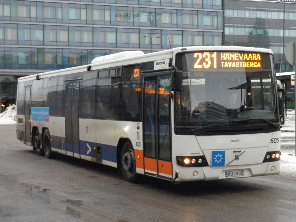 Финляндия, Volvo 8700BLE № 605