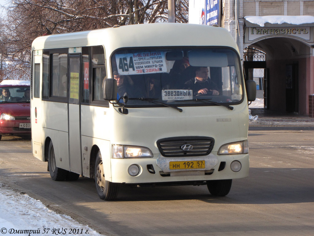 Орловская область, Hyundai County SWB (РЗГА) № НН 192 57