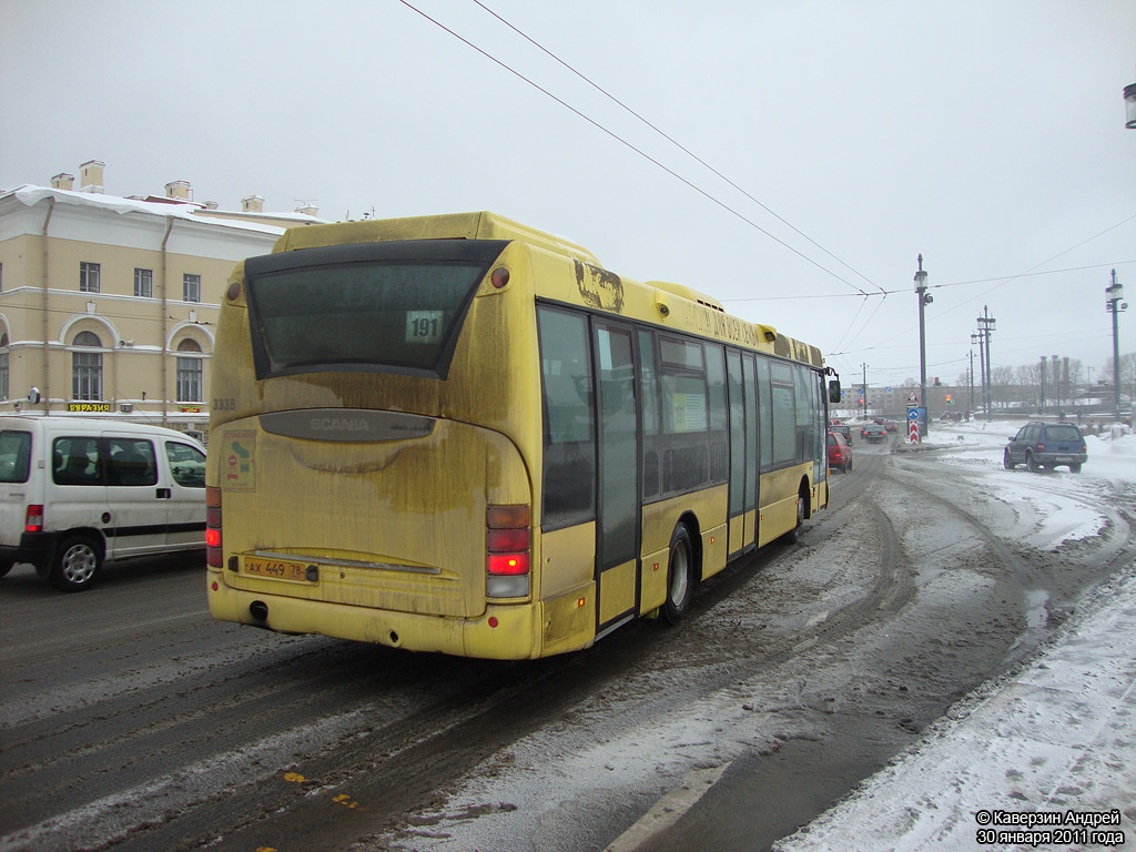 Санкт-Пецярбург, Scania OmniLink I № 3338
