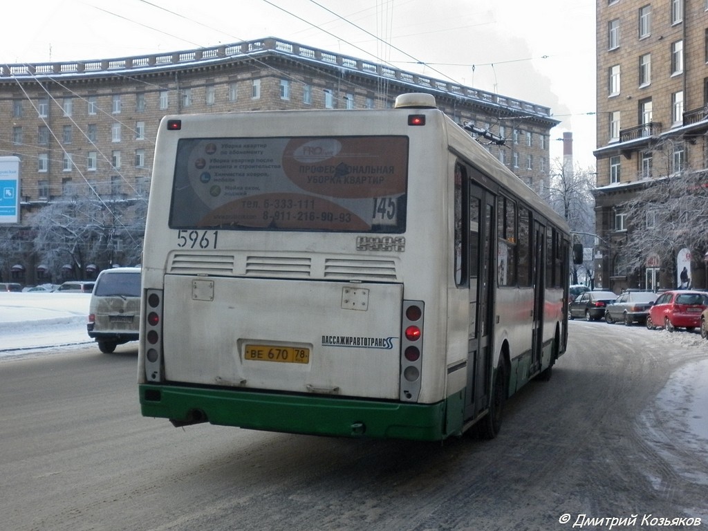 Санкт-Петербург, ЛиАЗ-5256.25 № 5961