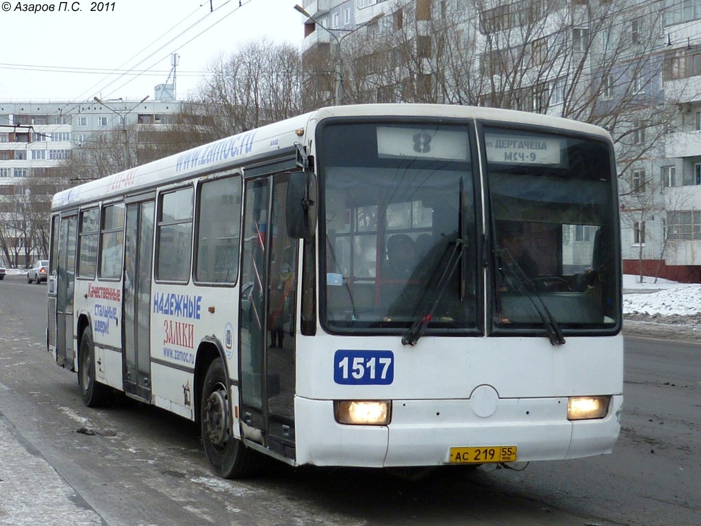 Омская область, Mercedes-Benz O345 № 1517