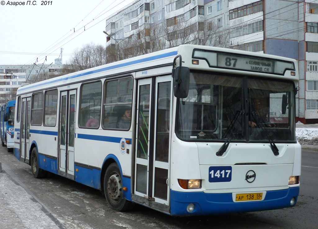 Omsk region, LiAZ-5256.40 Nr. 1417
