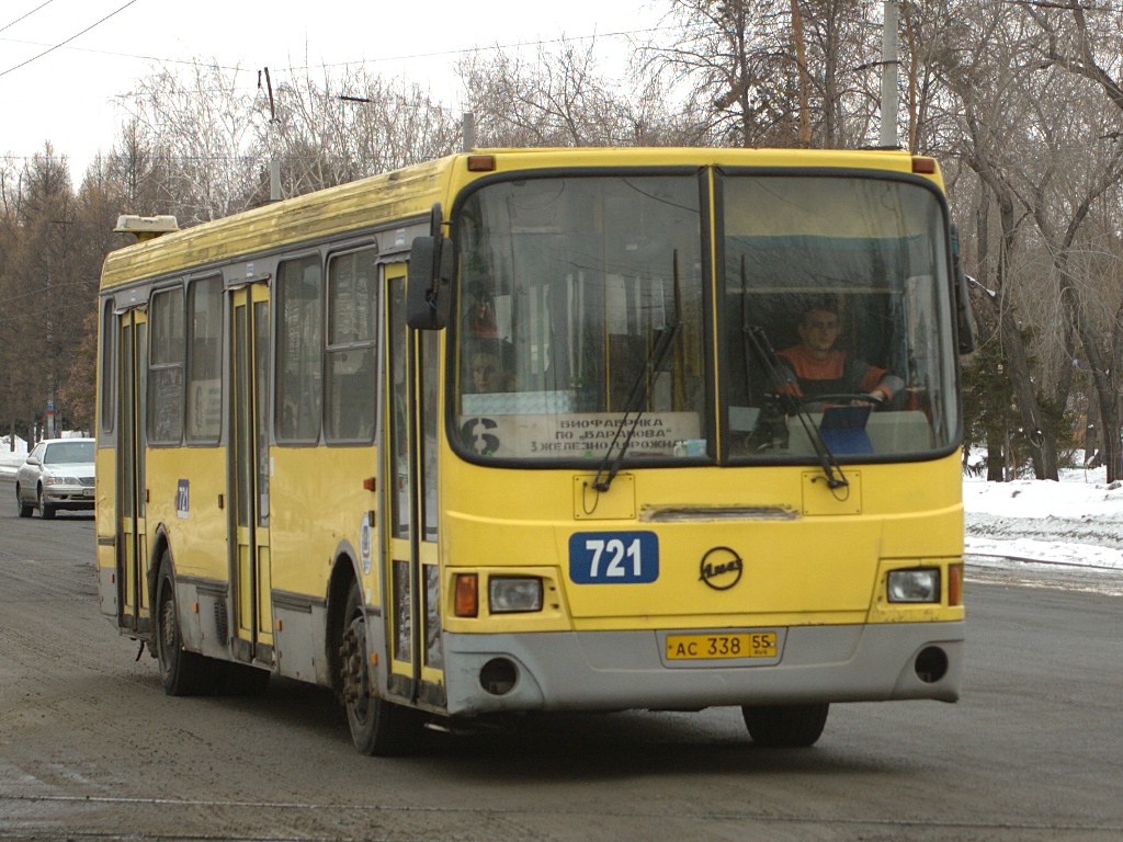 Омская область, ЛиАЗ-5256.45 № 721