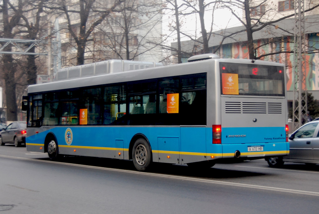 Алматы, Yutong ZK6120HGM № A 672 HB