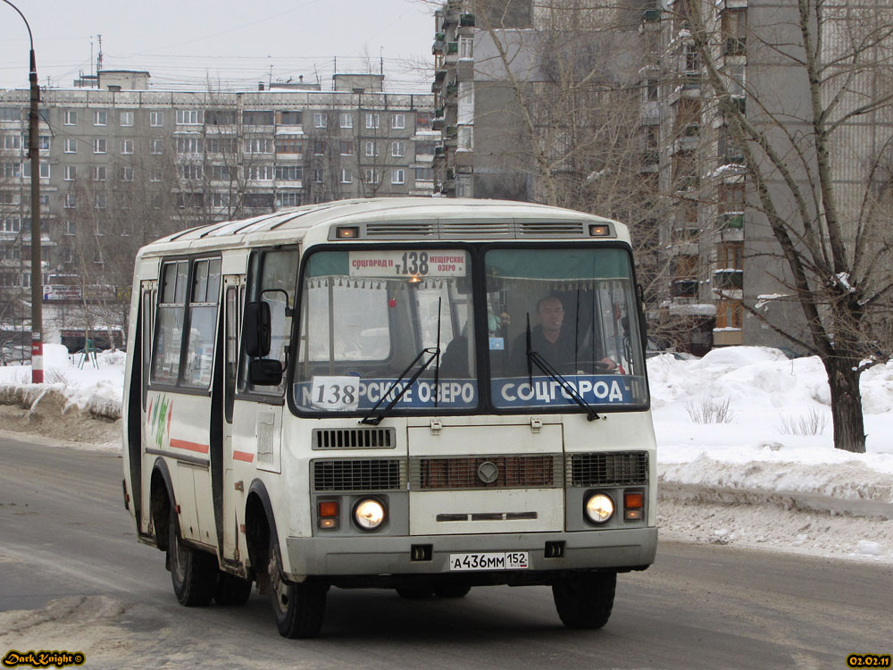 Nizhegorodskaya region, PAZ-32054 č. А 436 ММ 152