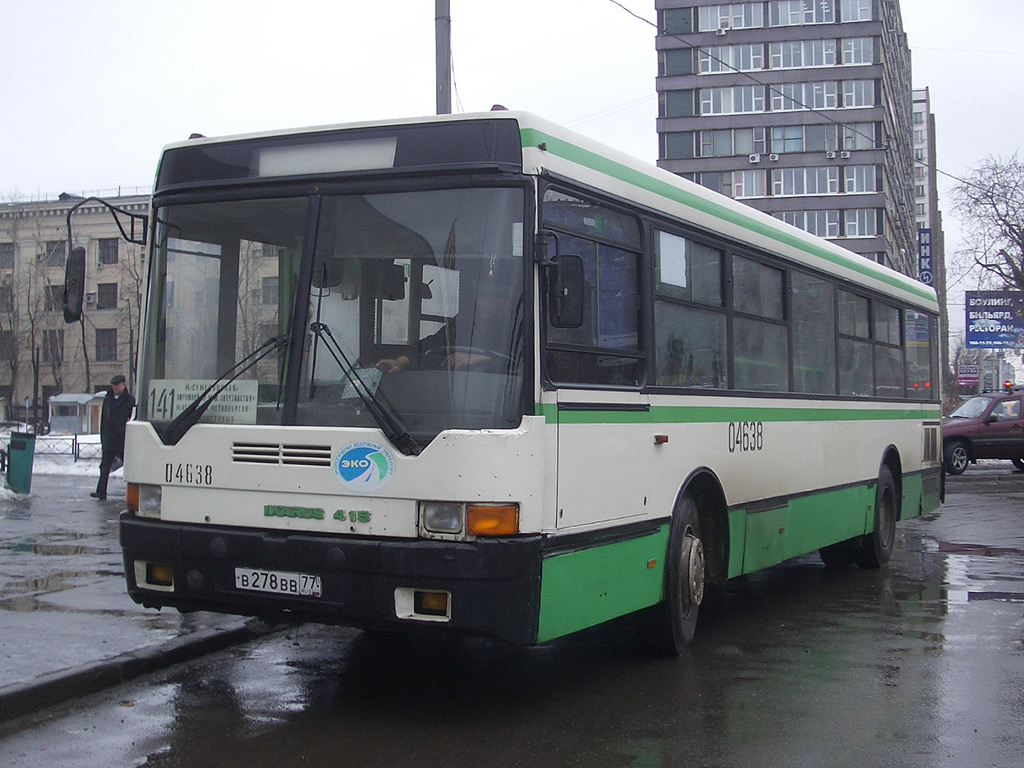 Москва, Ikarus 415.33 № 04638