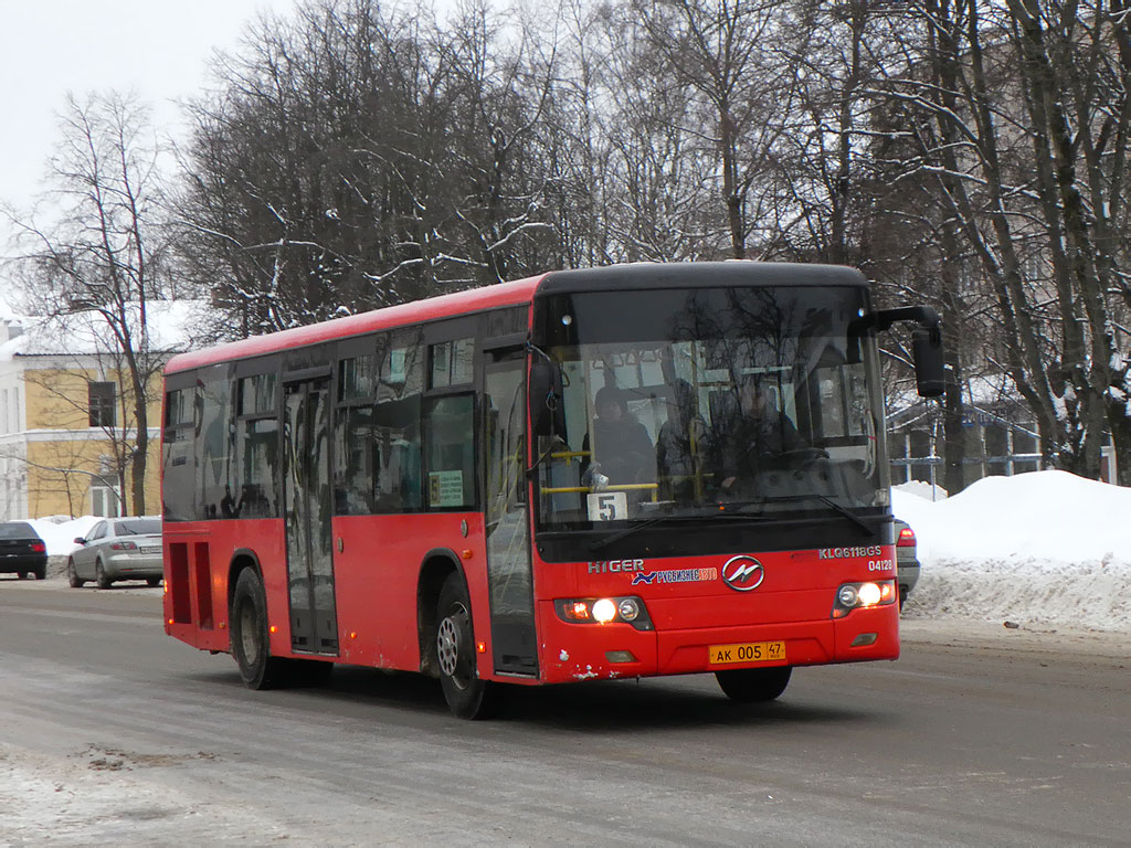 Ленинградская область, Higer KLQ6118GS № 04128