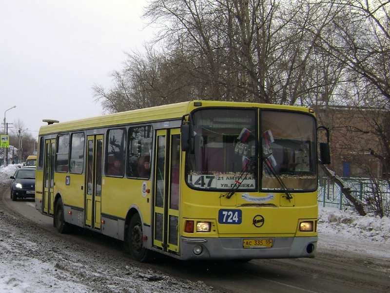 Омская вобласць, ЛиАЗ-5256.45 № 724