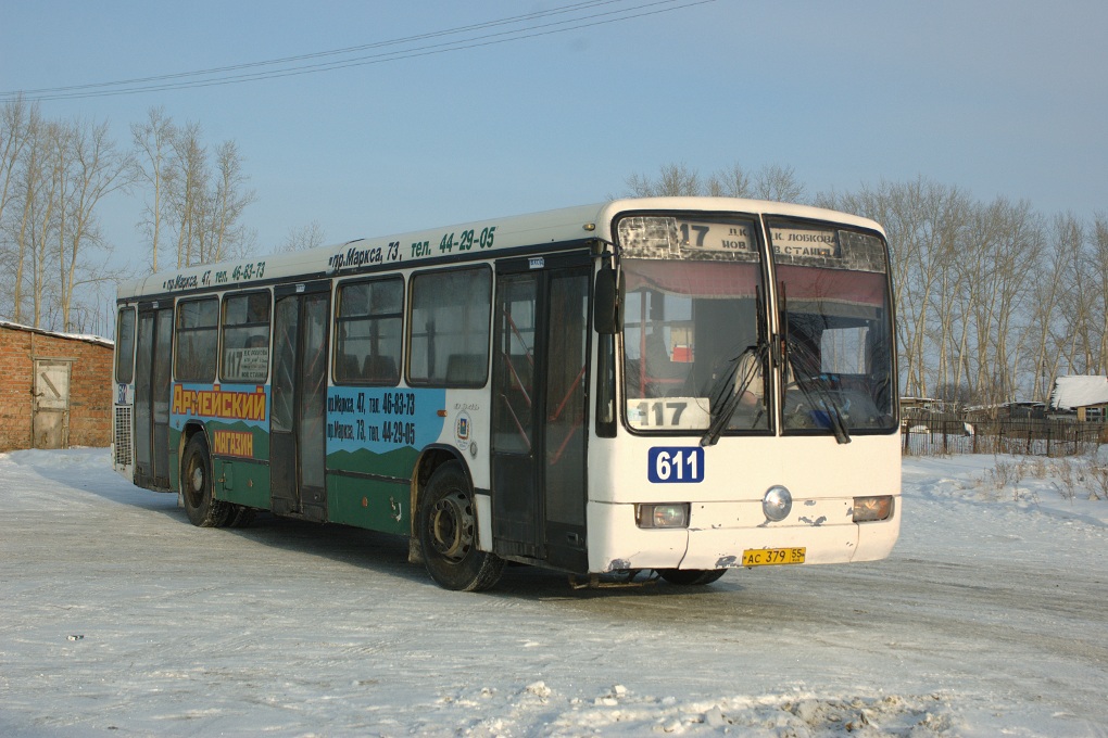 Омская область, Mercedes-Benz O345 № 611