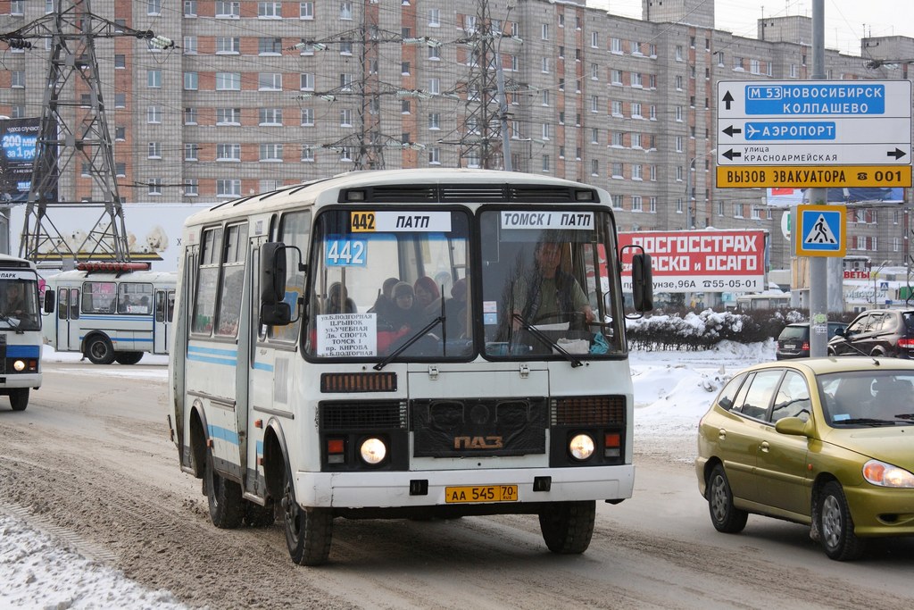 Томская область, ПАЗ-32054 № АА 545 70